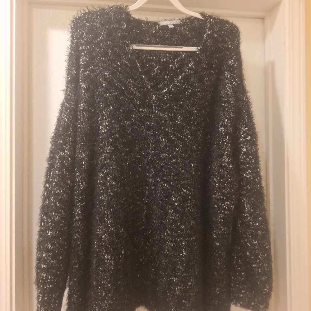 Heart N Soul Womens Cozy Black Sweater 3X - Picture 3 of 5